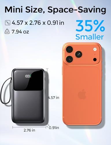 Thumbnail 2 de HELLEE Power Bank Fast Charging 27000mAh with Built-in 4 Cables