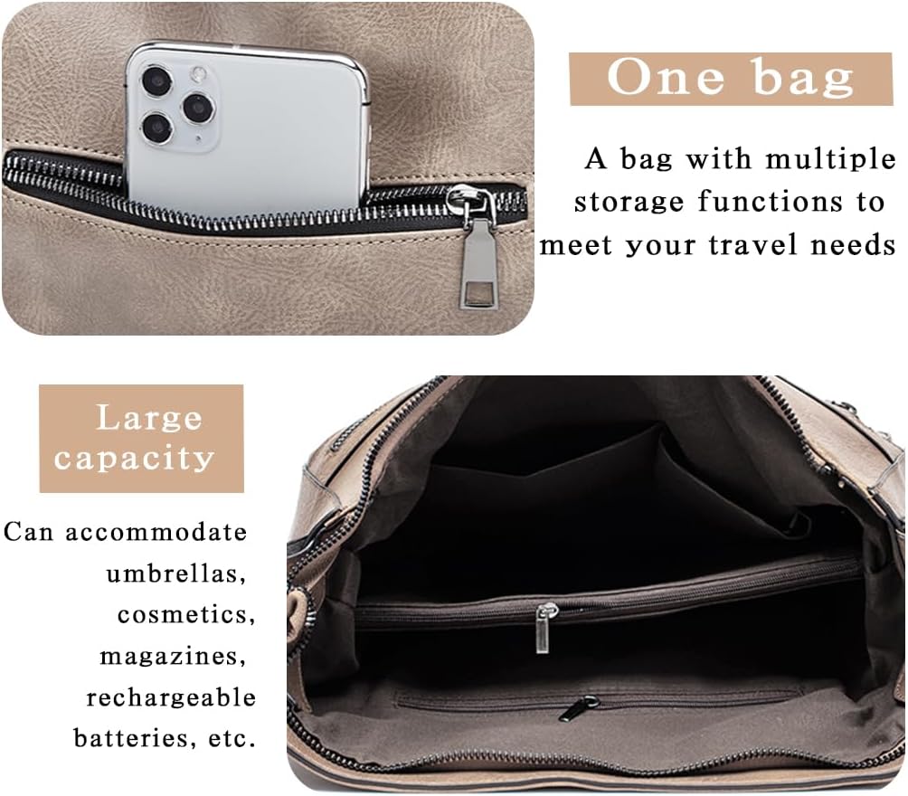 Thumbnail 3 de PU leather hobo bag set 2 piece