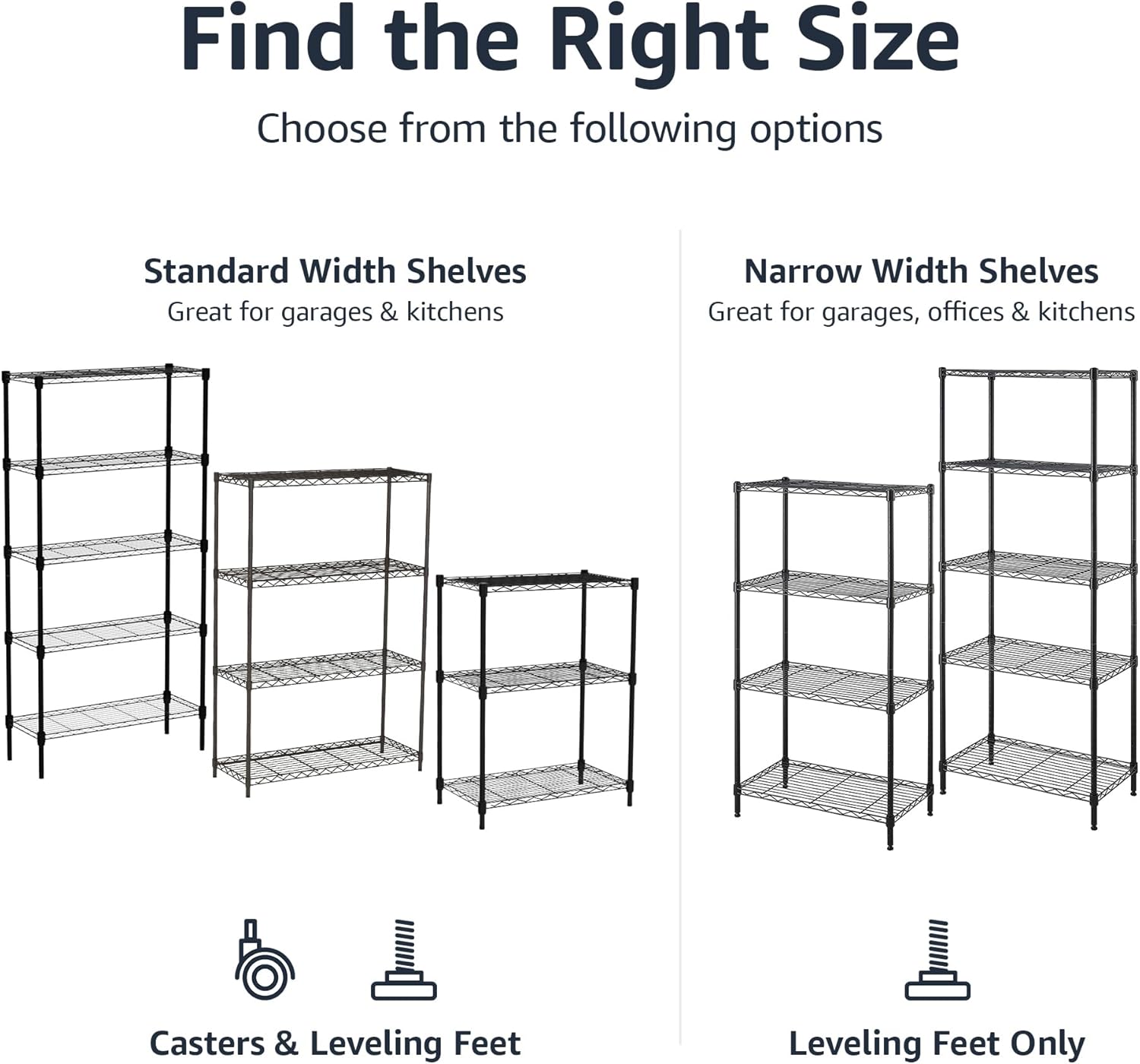 Thumbnail 4 de Amazon Basics storage shelf 60 in 🗄
