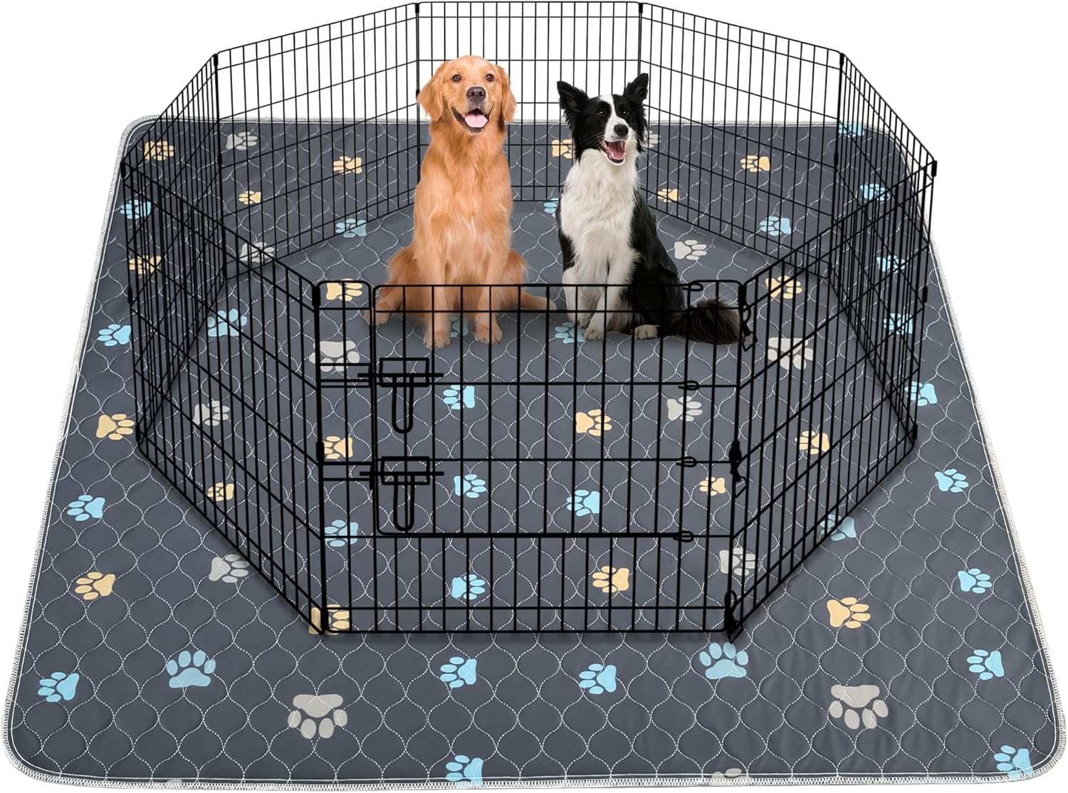 Detalle de Aitmexcn Reusable Waterproof Dog Training Pad (121 x 121 cm) – Set of 2