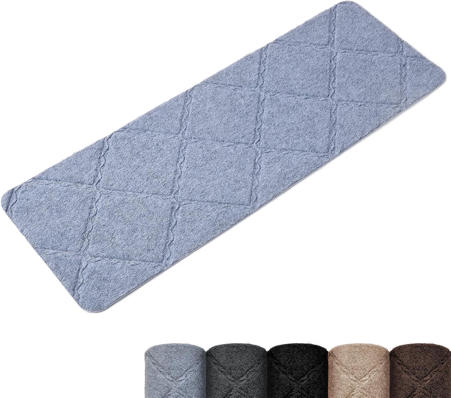 Homwiz tapis d’escalier antidérapant 65x20 cm