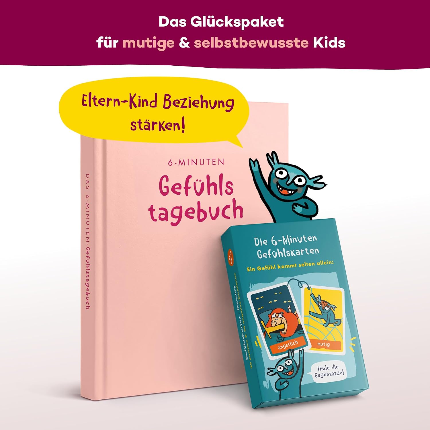 Thumbnail 6 de 6-Minuten Gefühlstagebuch Kinder 6–12 Jahre 📔