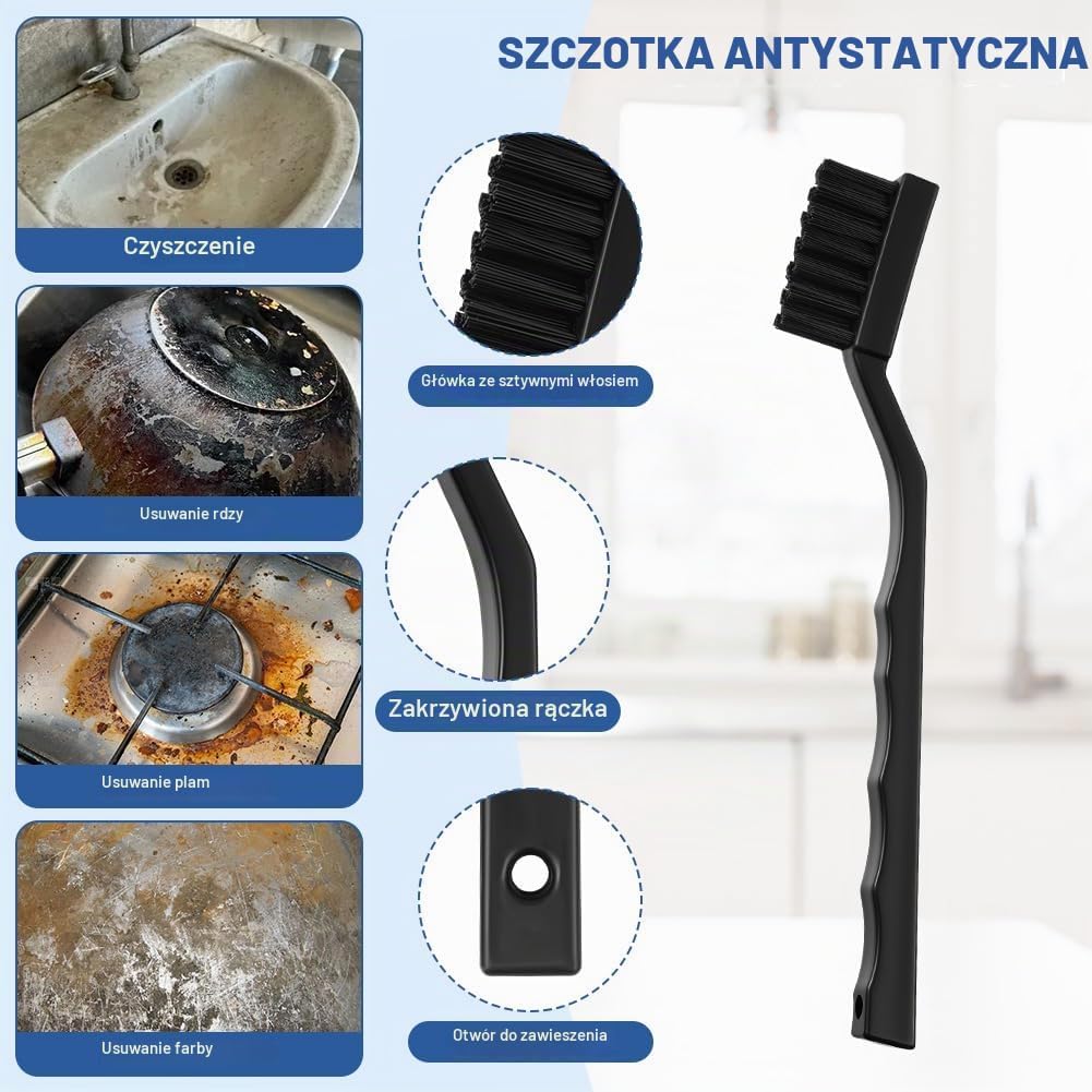 Detalle de ANOMM 5603018 – zestaw 6 szczotek do pralki i trudno dostępnych szczelin