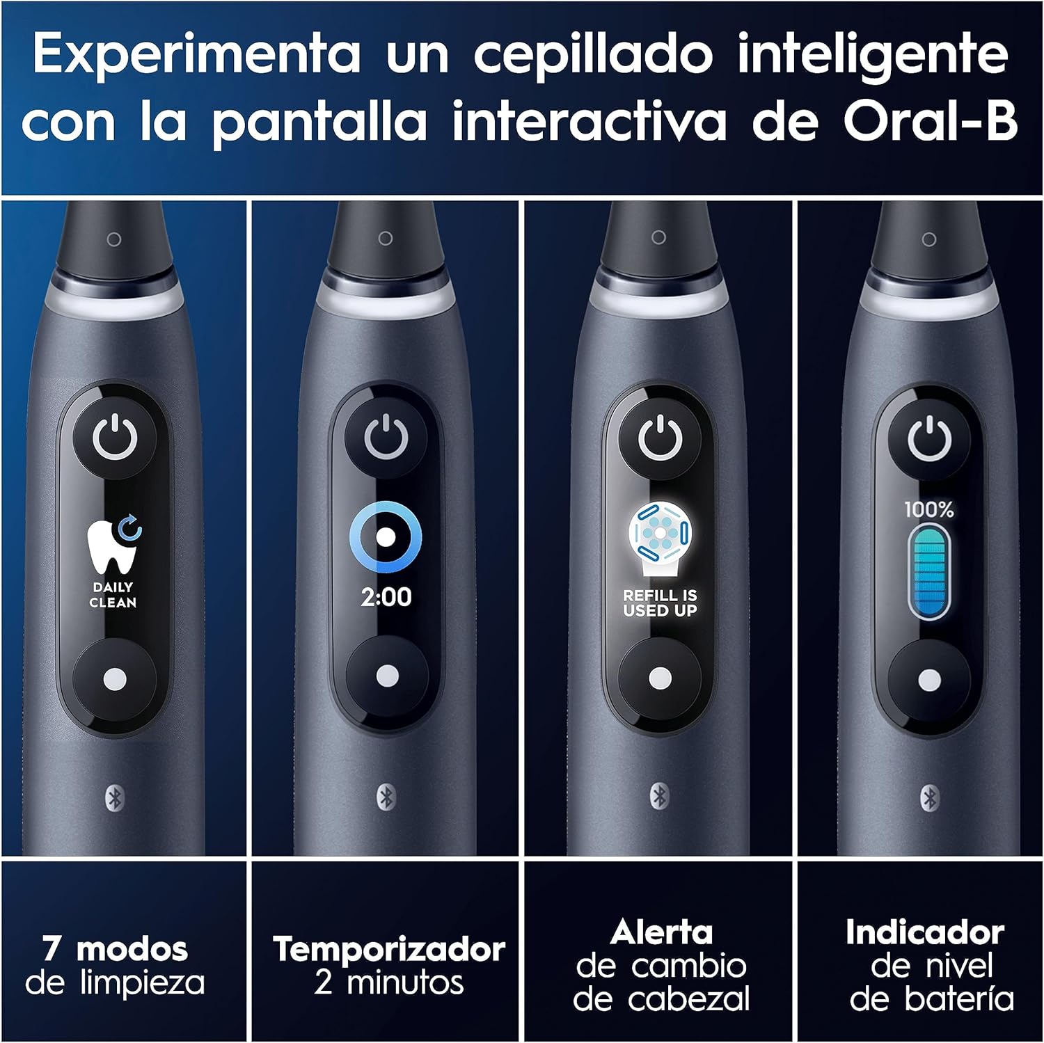 Thumbnail 4 de Oral-B iO 9 Cepillo Eléctrico Negro 🦷 Con Accesorios