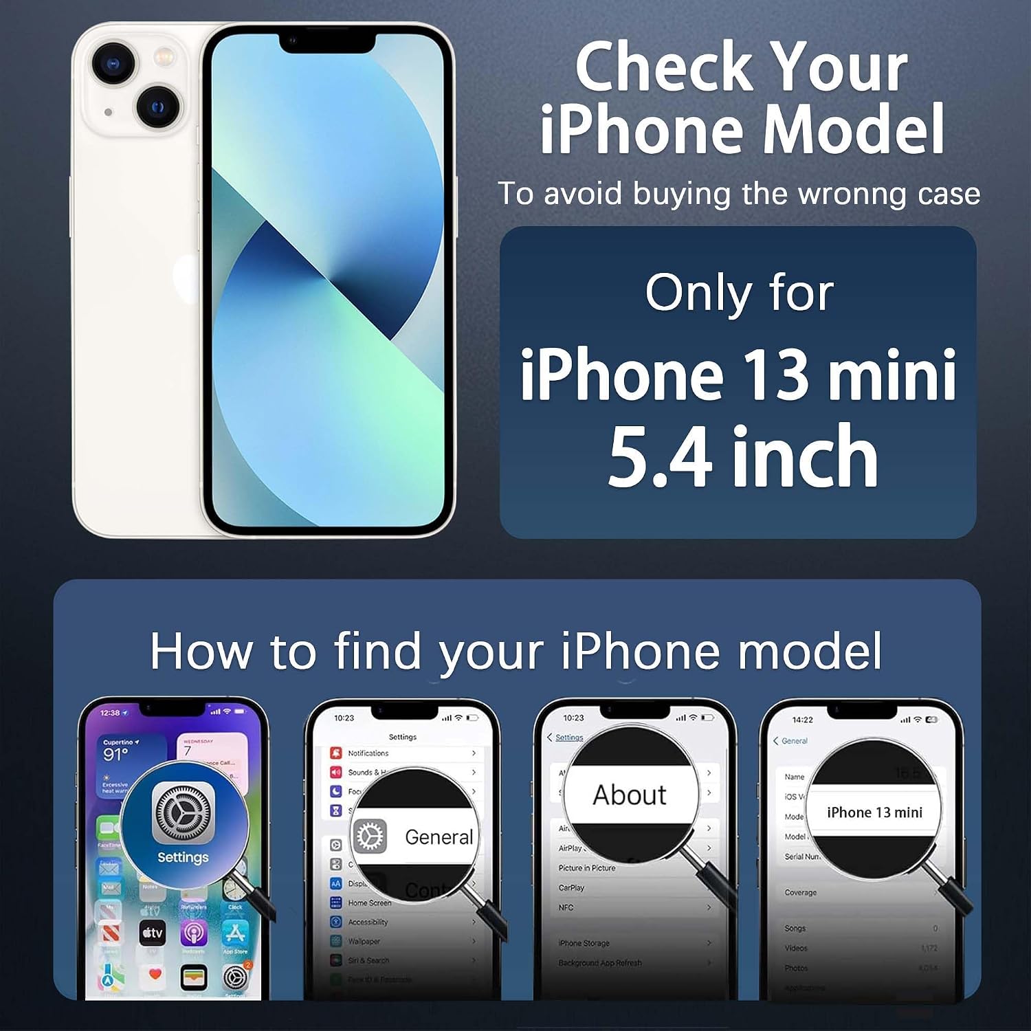 Detalle 2 de PinLiSheng iPhone 13 Mini Case