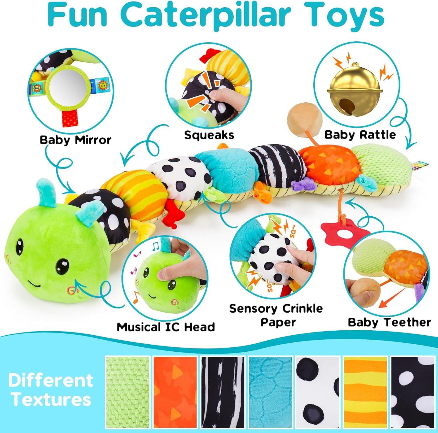 Thumbnail 2 de Baby Caterpillar Music Toy 0–12 Months