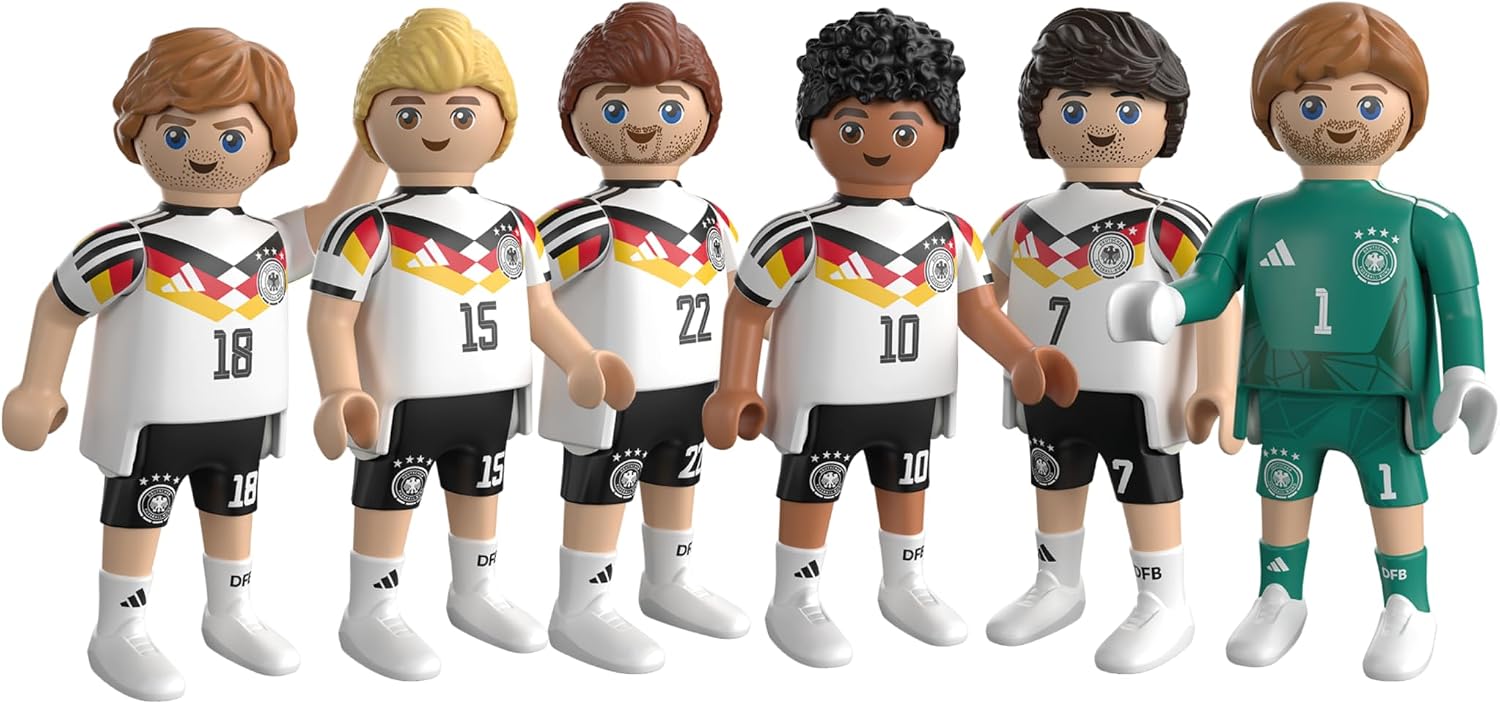 Thumbnail 6 de PLAYMOBIL DFB WM Sammel Set 1 – Fußball-WM mit Julian Nagelsmann, Florian Wirtz, Joshua Kimmich, Jonathan Tah, Nick Woltemade, Waldemar Anton und Trainer (210449)