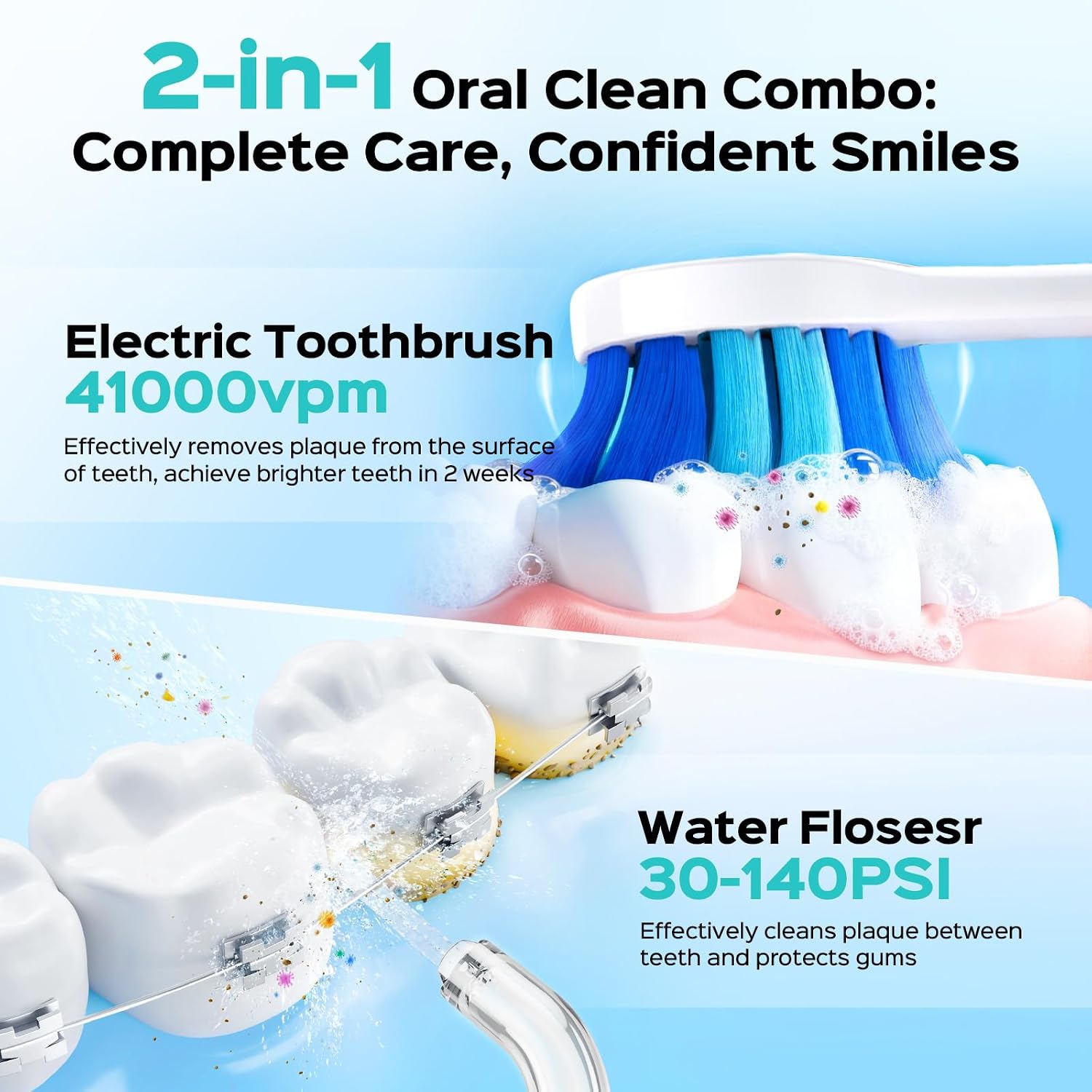 Detalle 1 de COSLUS C51C30 Electric Toothbrush 41,000 VPM 🪥