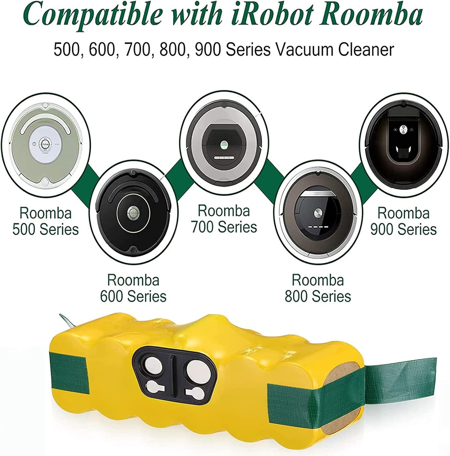 Detalle 1 de Batteria 14,4 V 5000 mAh per iRobot Roomba