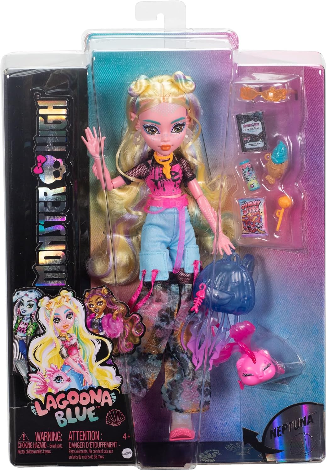 Detalle 2 de Monster High Lagoona Blue Puppe HXH75