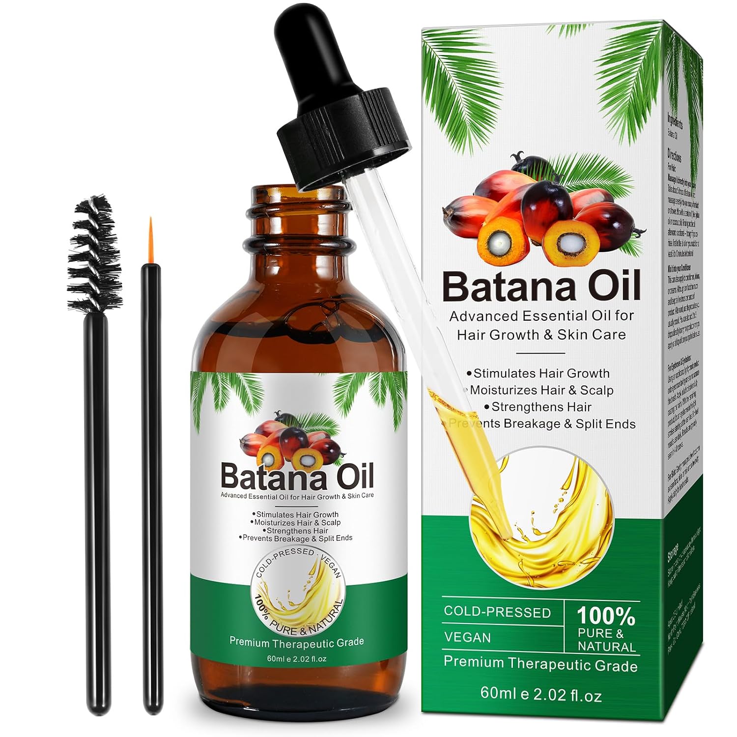 Detalle de Batana Öl 60ml reines Kaltgepresst