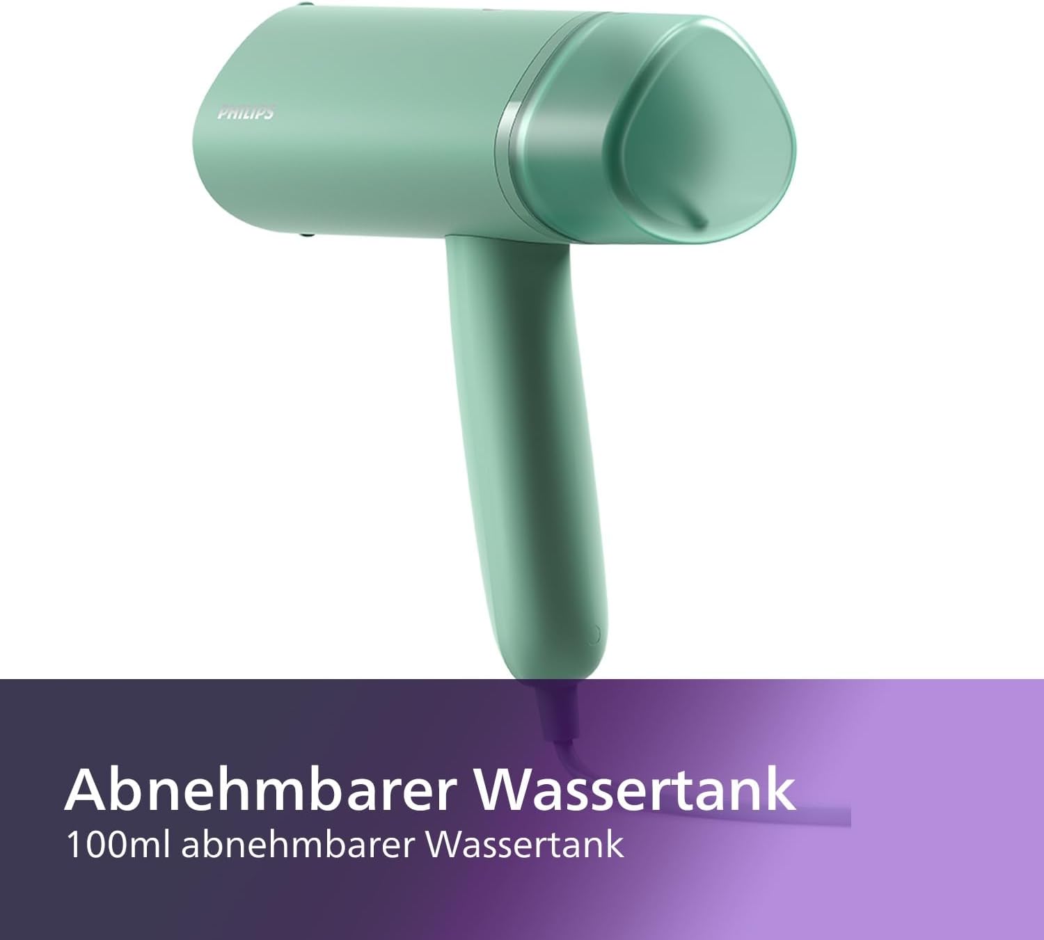 Thumbnail 1 de Philips 3000-Serie Tragbarer Dampfglätter STH3010/70 – 1000 W, kompakt und faltbar