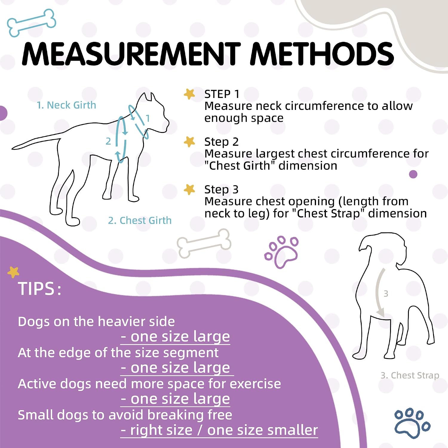 Detalle de PawHuggies Dog Harness for Large Dogs