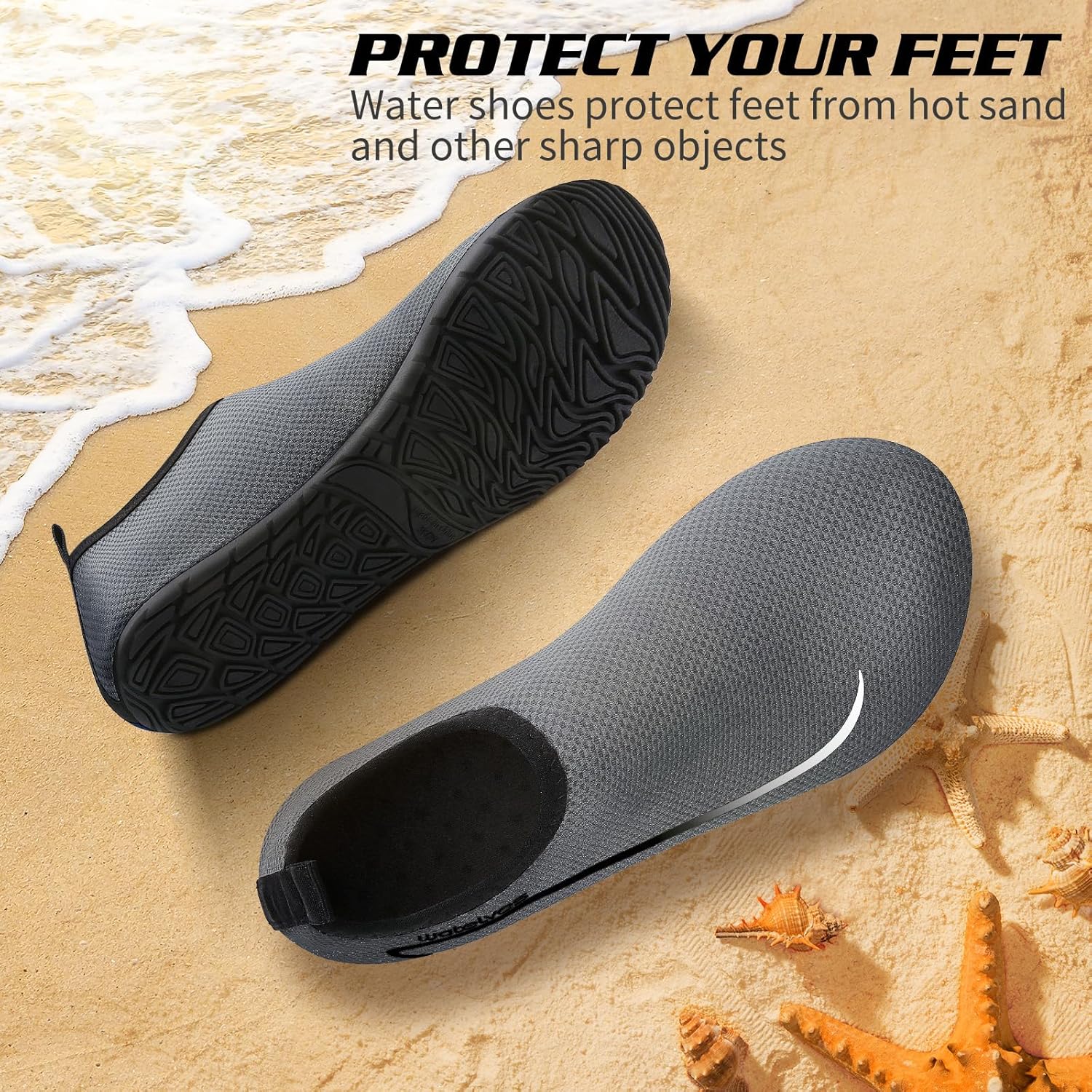Thumbnail 1 de Swim Water Shoes Aqua Socks Barefoot for Sea Beach Swimming Shoes Pool – Women & Men
