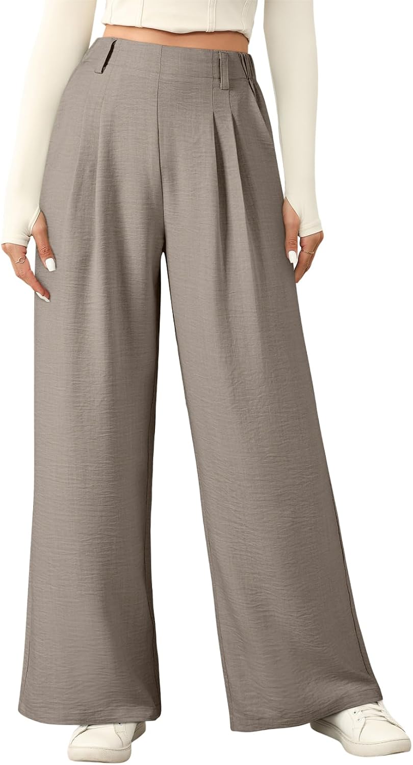 Detalle de EVALESS Wide Leg Pants High-Waisted 2026