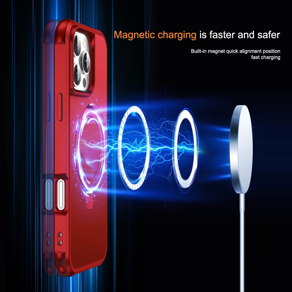 Thumbnail 2 de SKYLMW iPhone 16 Pro Max magnetic ring case 6.9"