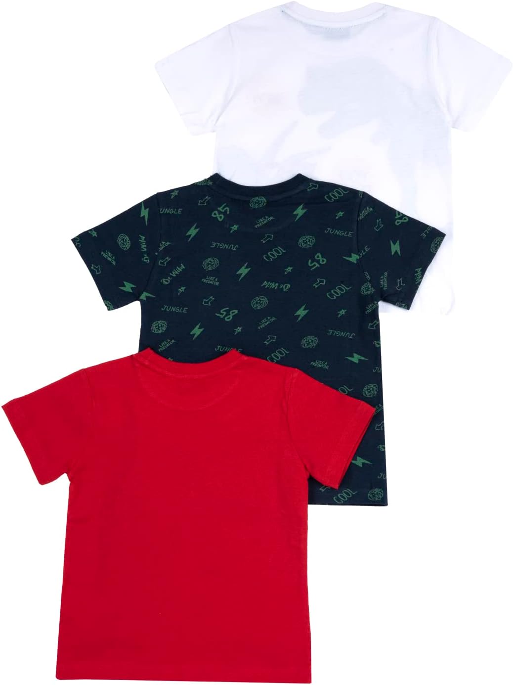 Detalle 2 de Chicco T-Shirt Bambino Set di 3 Magliette a Manica Corta in Cotone