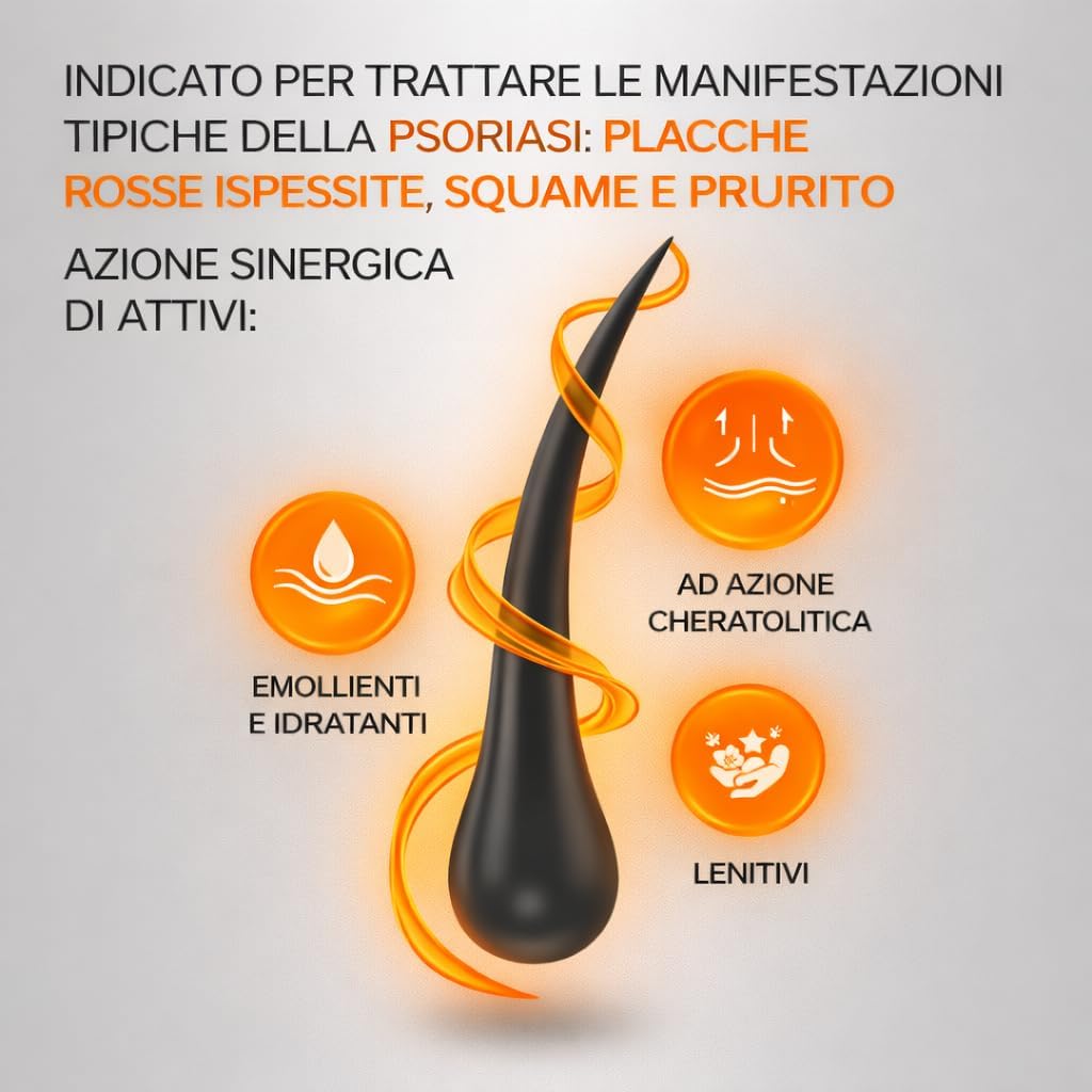 Detalle de BIOCLIN PRO SHAMPOO DERMATOLOGICO PSO 125 ml – Sollievo per cuoio capelluto con tendenza psoriasica