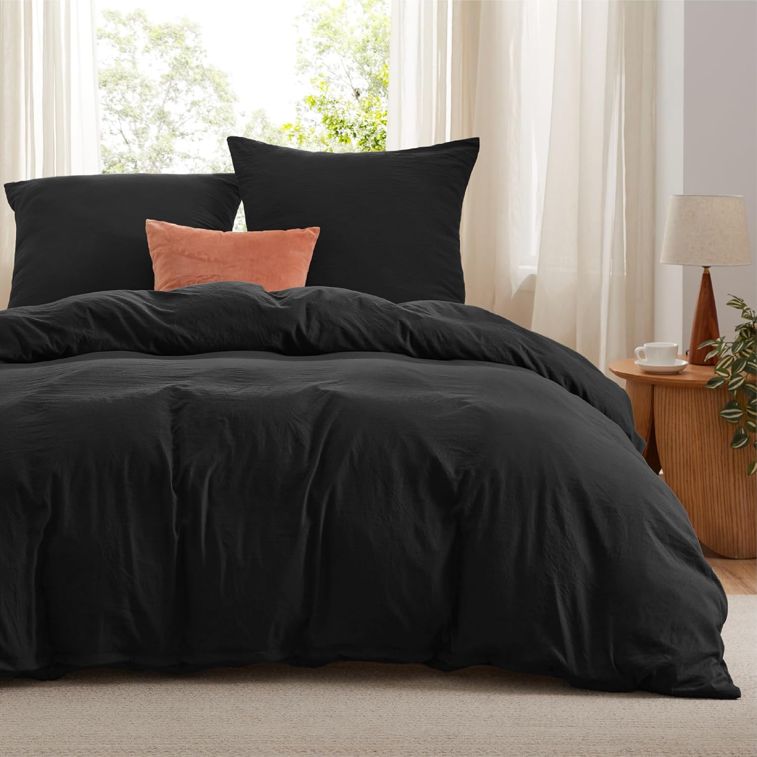Detalle de BEDSURE Bettwäsche 155x220 3-teilig