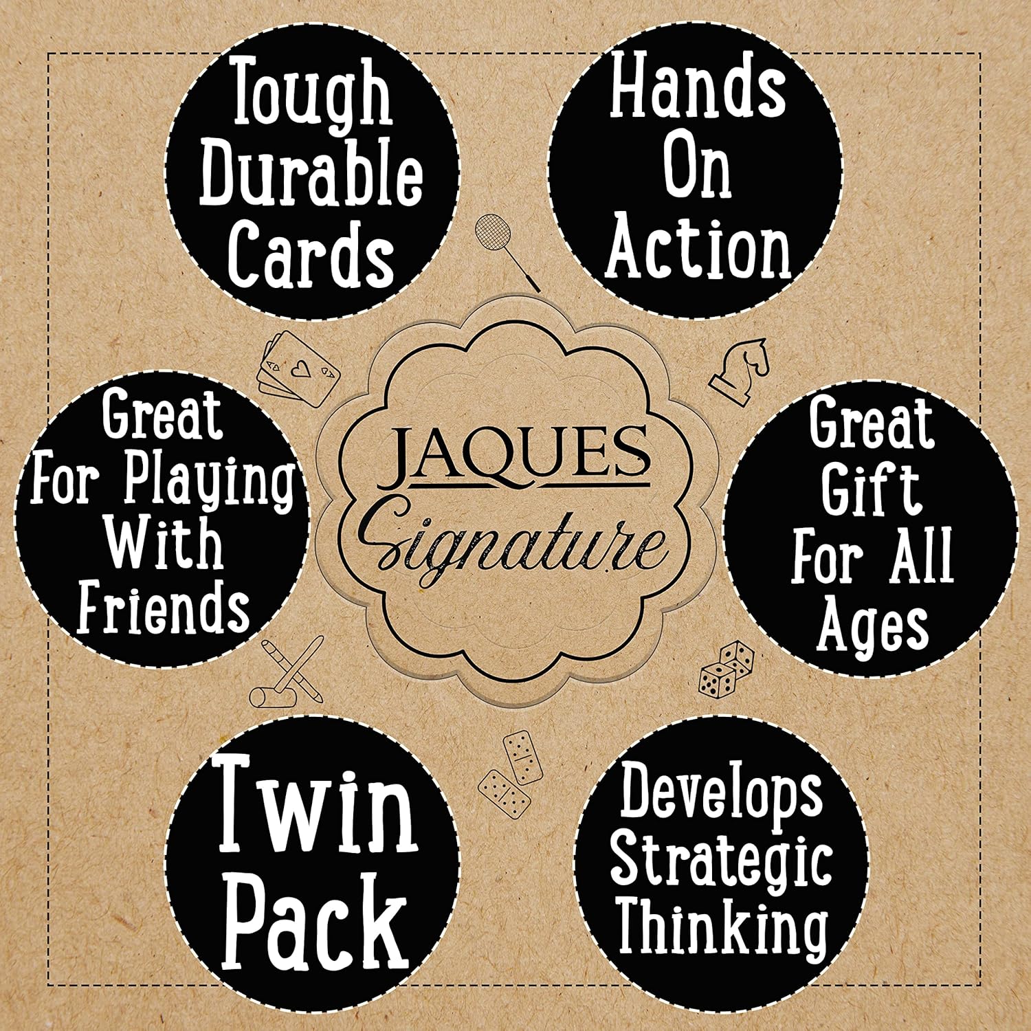 Detalle 2 de Jaques of London No. 1 Premium Playing Cards Twin Pack