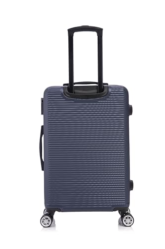 Detalle de CELIMS Maleta de Cabina Aprobada por Aerolíneas | Ligera y Rígida (55 x 35 x 22 cm) – Azul Marino