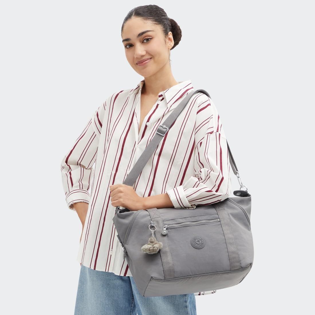 Thumbnail 1 de Kipling ART Mittelgroße Tragetasche – Inviting Grey (Grau)