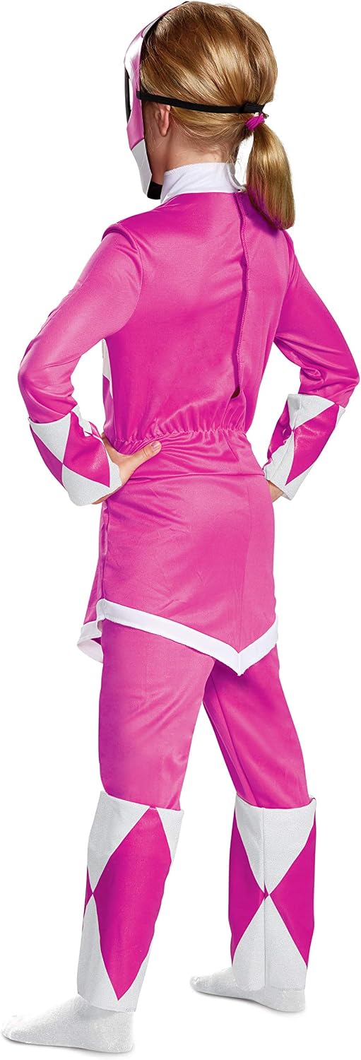 Detalle 2 de Disguise Pink Ranger Costume, Medium