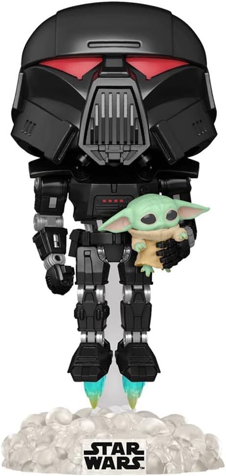 Detalle de Funko POP! スター・ウォーズ:マンダロリアン ダーク・トルーパー&グローグ #488 暗闇で光る限定フィギュア