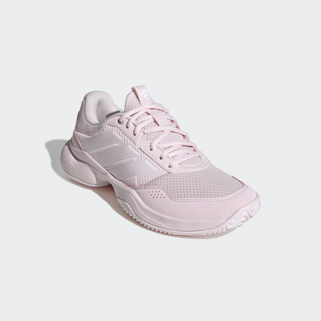 Detalle 2 de Adidas GameCourt 3 All Court – zapatilla de tenis en rosa para juego all court