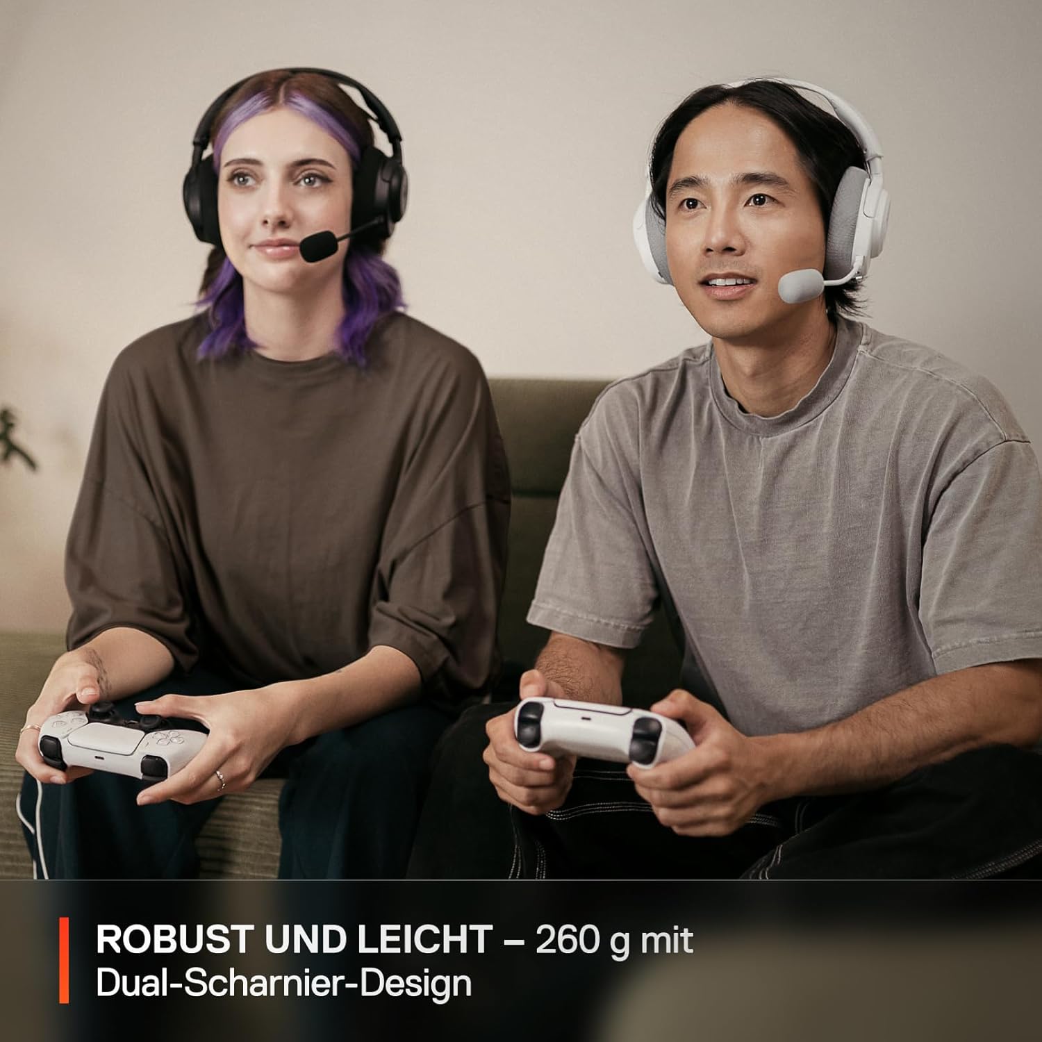 Thumbnail 4 de SteelSeries Arctis Nova 3P Wireless PS5 & PC Gaming-Headset – App-Steuerung, 40 Std. Akku, 2,4 GHz/Bluetooth