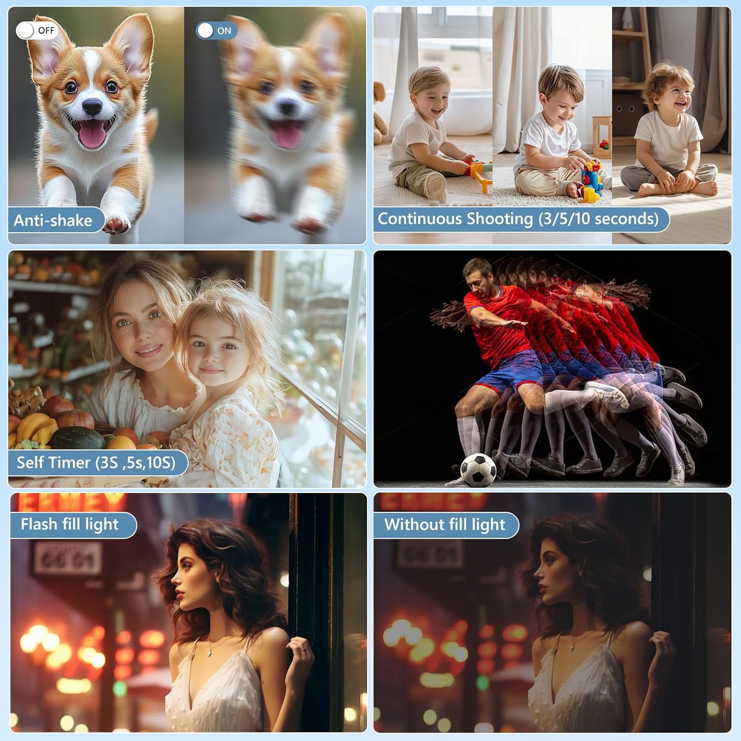 Thumbnail 4 de Macchina Fotografica 5K 64MP Zoom 18X