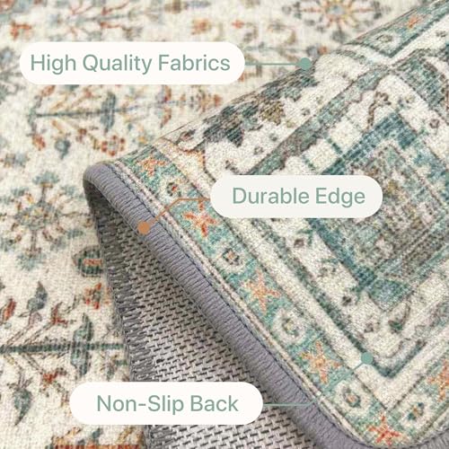 Thumbnail 2 de Tapis GENIMO vintage 80x200 cm, vert 🛋