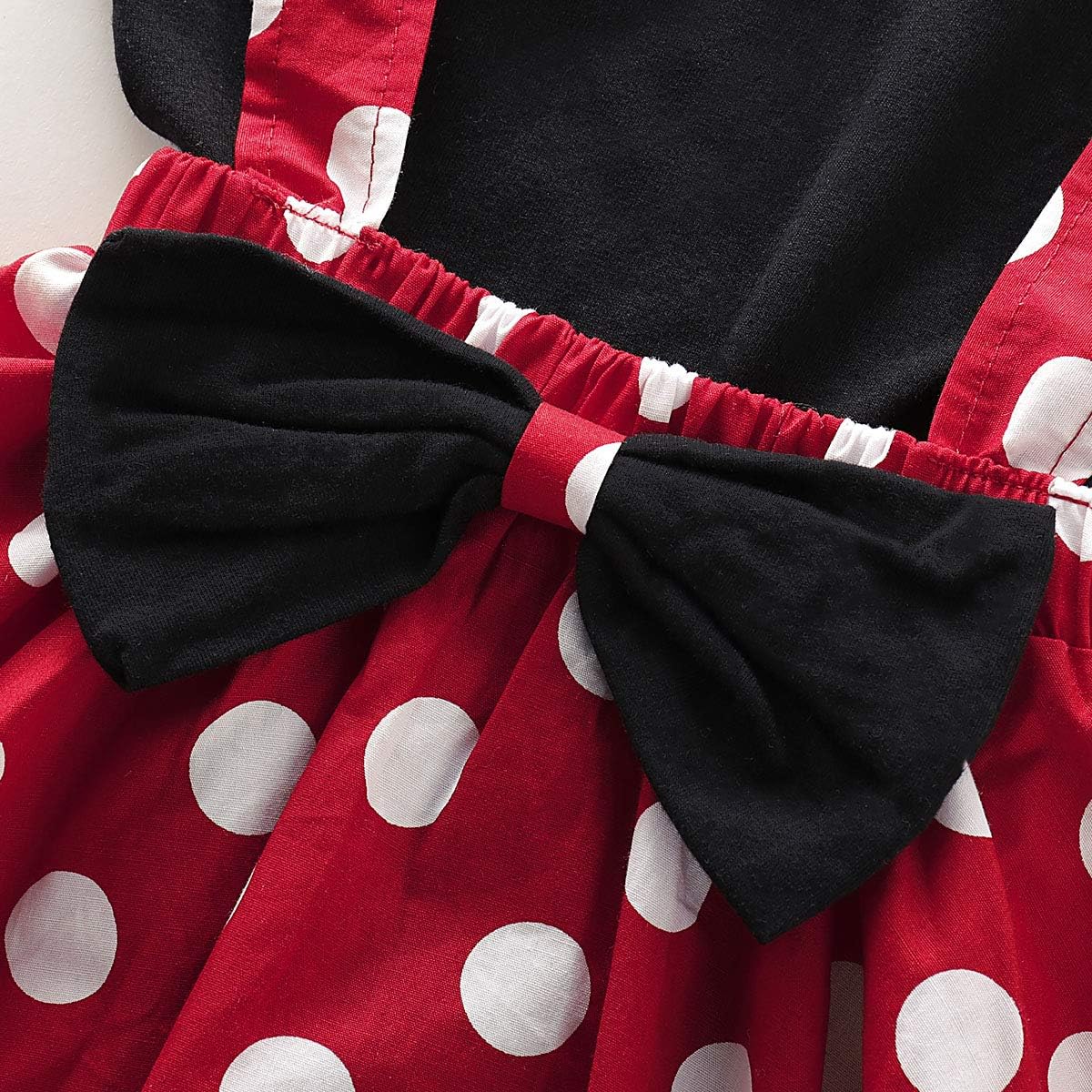 Detalle 2 de IBTOM CASTLE Baby Girl Birthday Outfit with Polka-Dot Tutu Skirt and Bow Headband