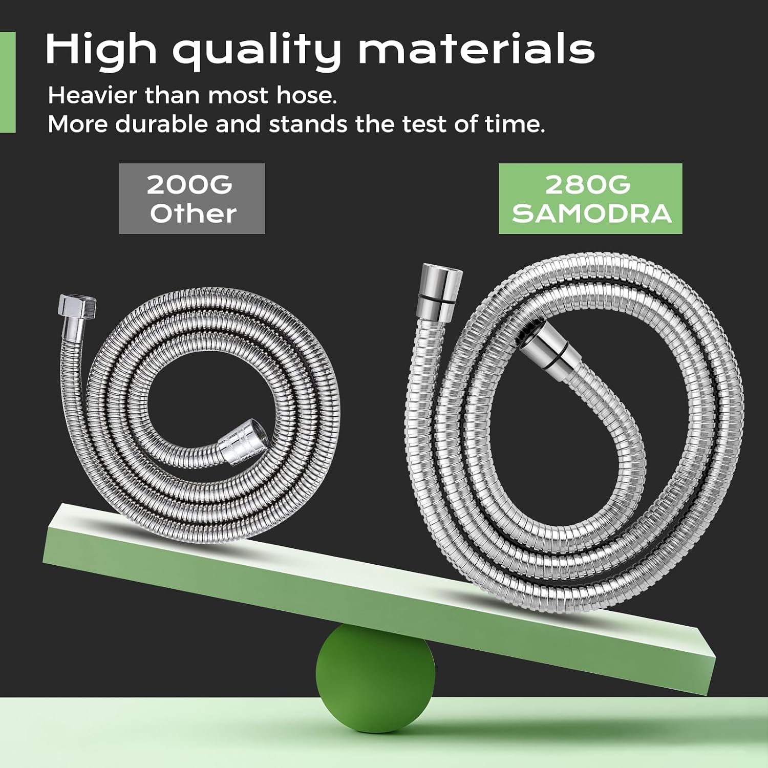 Thumbnail 4 de SAMODRA Shower Hose 1.5m 10mm Large Bore