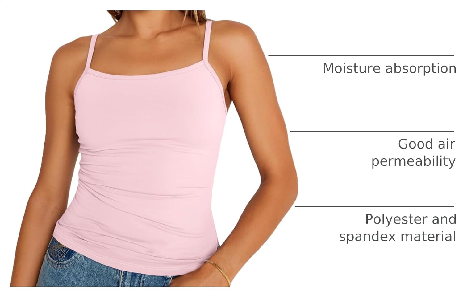 Detalle 2 de Trendy Queen Adjustable Camisole
