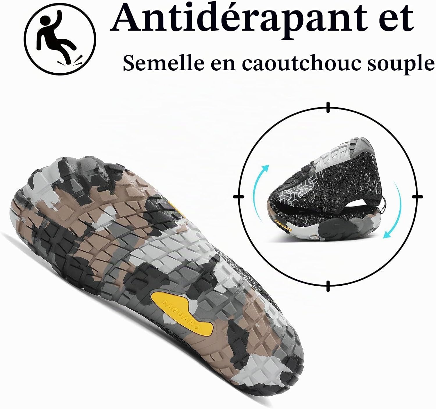Thumbnail 6 de SAGUARO Chaussures Minimalistes Barefoot – Légères, respirantes et zéro drop avec boîte à orteils large