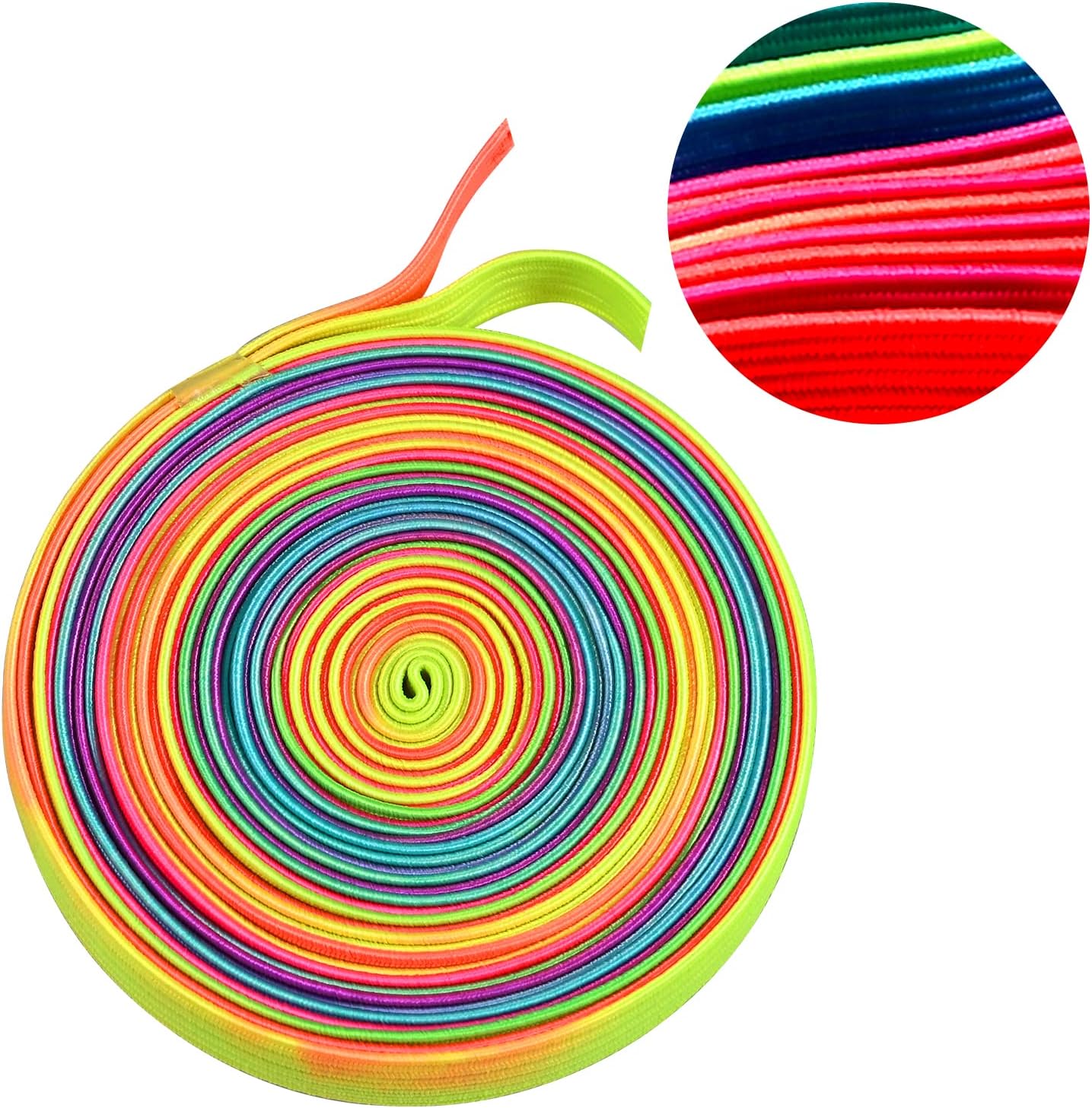 Thumbnail 2 de Faburo Gummitwist Kinder (2 Stück) mit Anleitung – Hüpfgummi für Indoor & Outdoor, ca. 4 m lang, ca. 1 cm breit