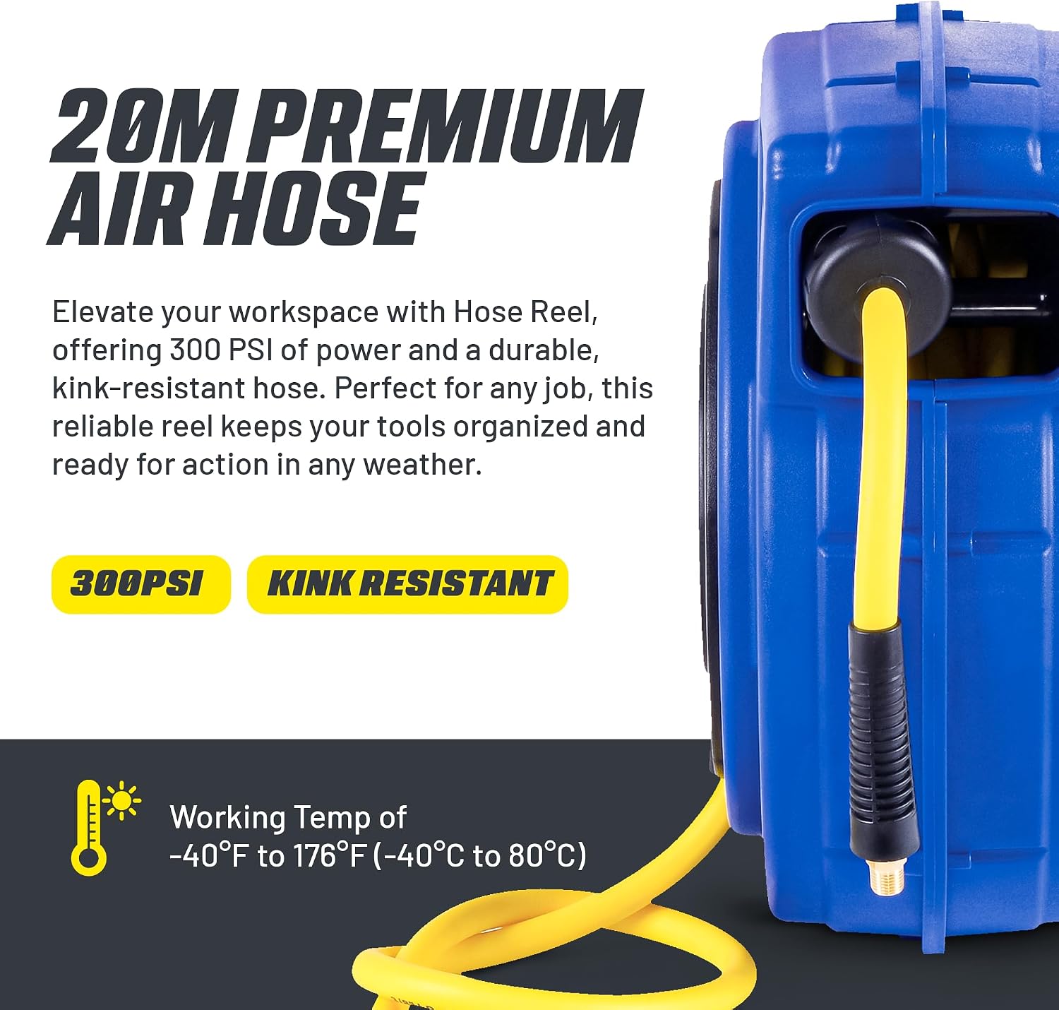 Detalle 2 de Goodyear Air Hose Reel 9.5mm x 20m