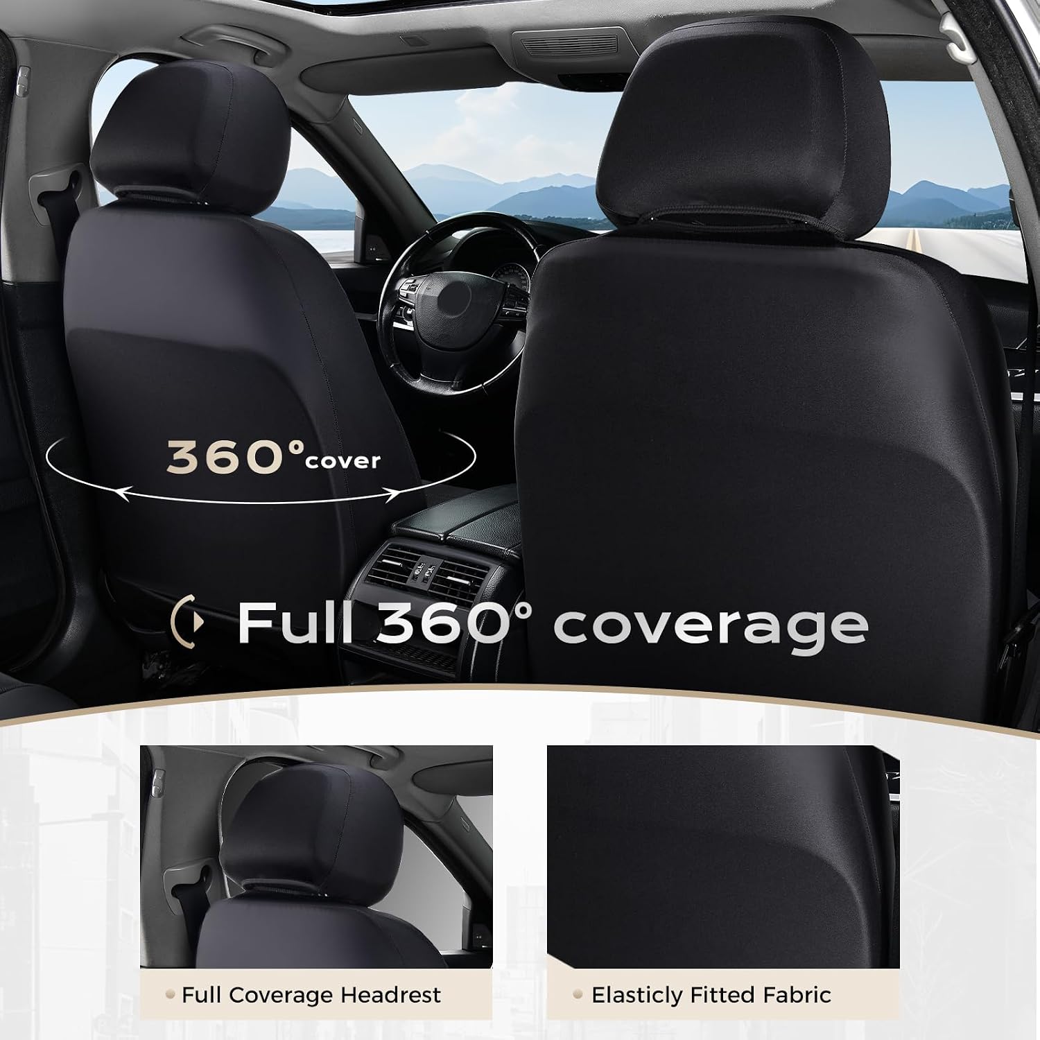 Detalle 2 de Coverado Car Seat Covers Air Mesh