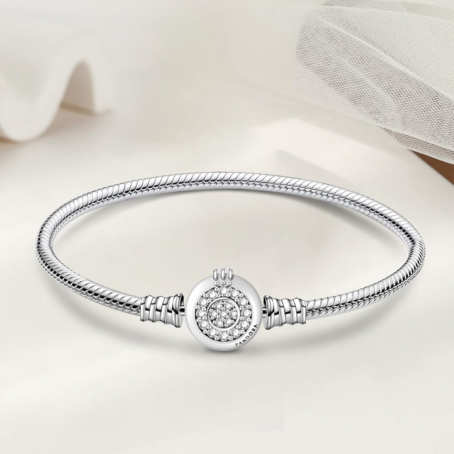 Thumbnail 5 de Ruaidhra Sterling Silber 925 Charm-Armband für Damen mit Kronenverschluss