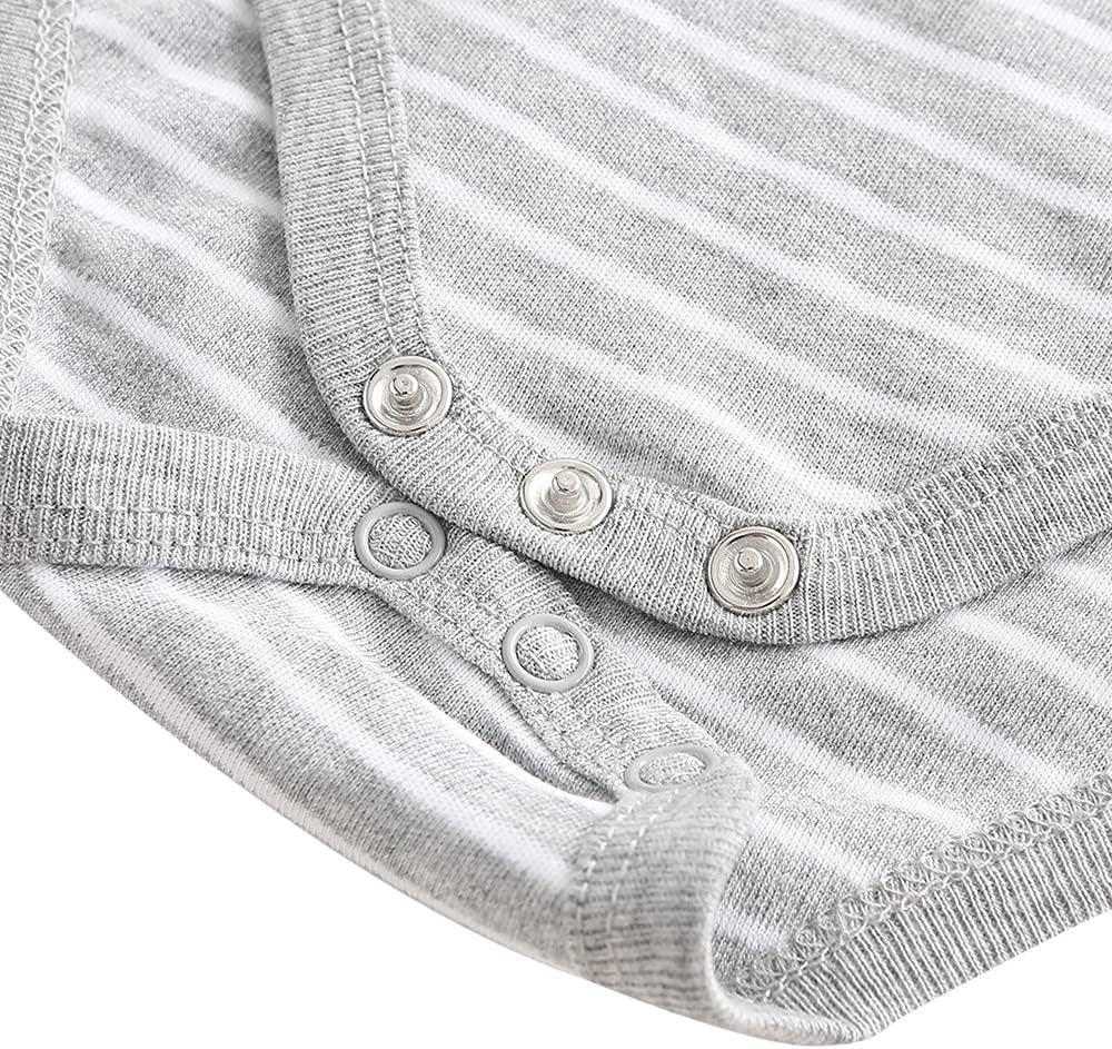 Thumbnail 4 de Chamie Baby Bodysuit Cotton Short Sleeve Vests – 5-Pack for Newborns (0–12 Months)