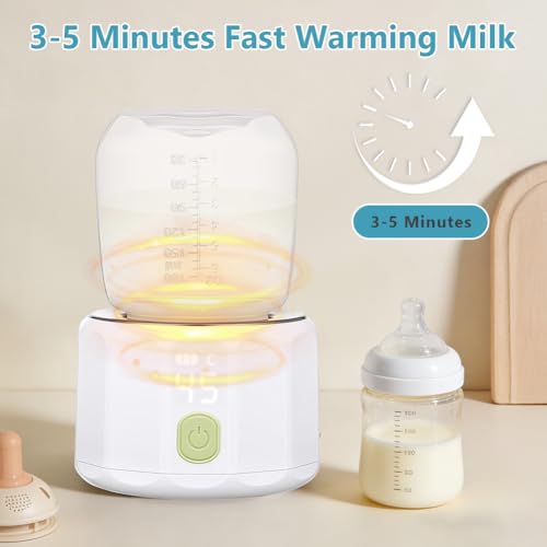Detalle de Vicloon Portable Baby Bottle Warmer, Rechargeable, 4 Temperatures