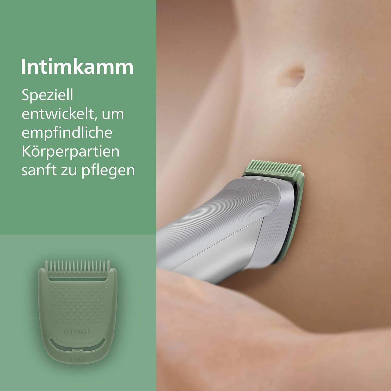 Detalle de PHILIPS Multigroom Series 5000 MG5918/15 – All-in-One Trimmer mit 10 Aufsätzen