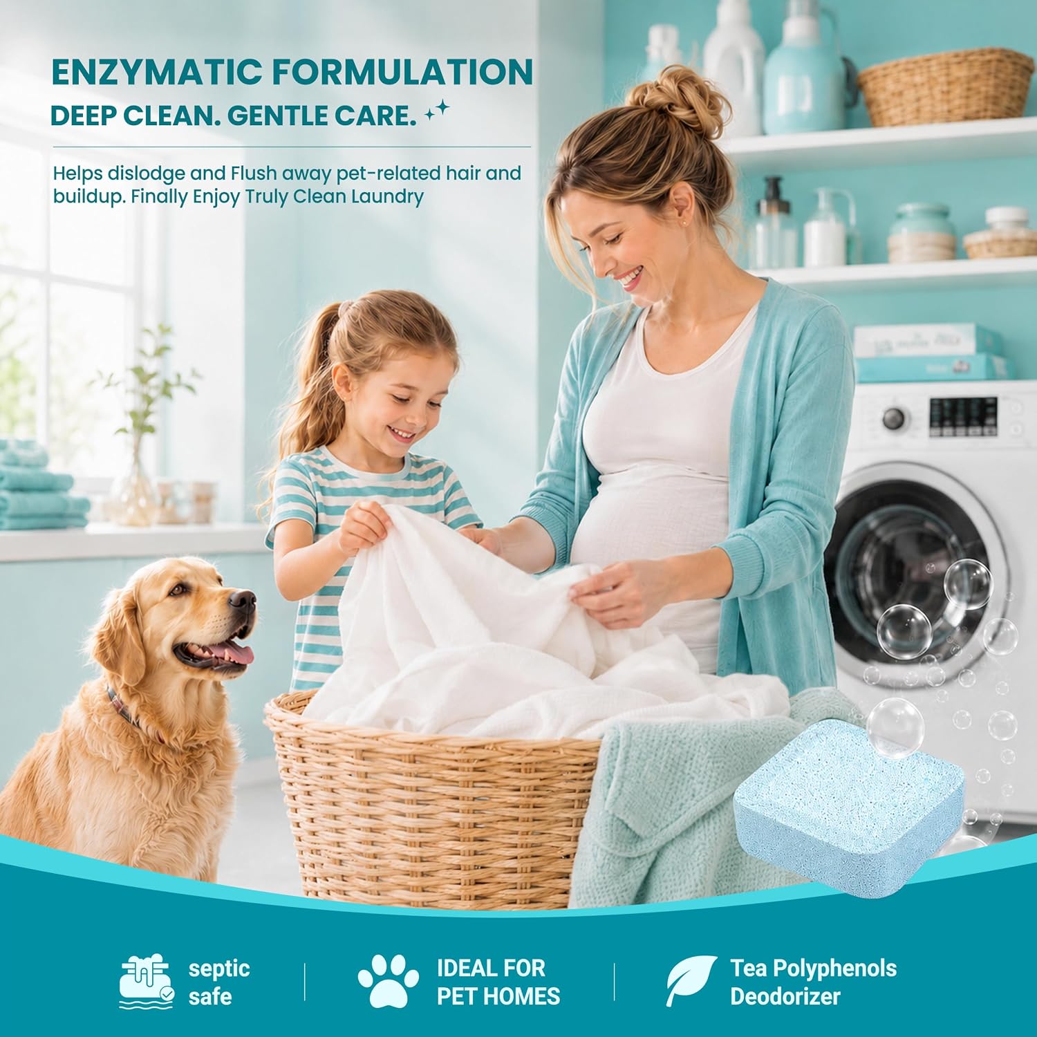Detalle de Washing Machine Cleaner Tablets, 24 Count