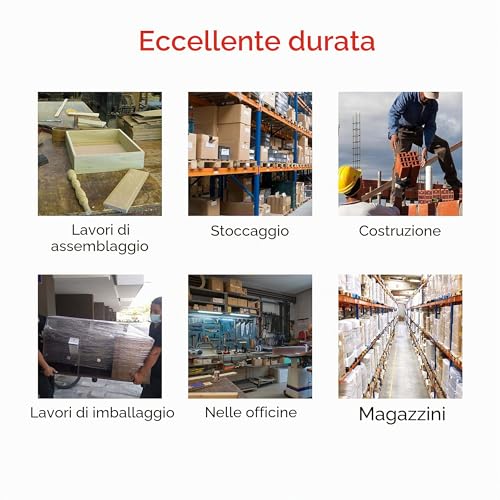 Thumbnail 4 de EDIMAX Guanti da Lavoro XL (10), 12 Paia — Antitaglio e Abrasione livello 3, rivestiti in PU su nylon