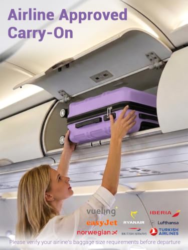 Thumbnail 8 de Kono Medium Suitcase with TSA Lock: 24-Inch Lightweight ABS+PC Hardshell
