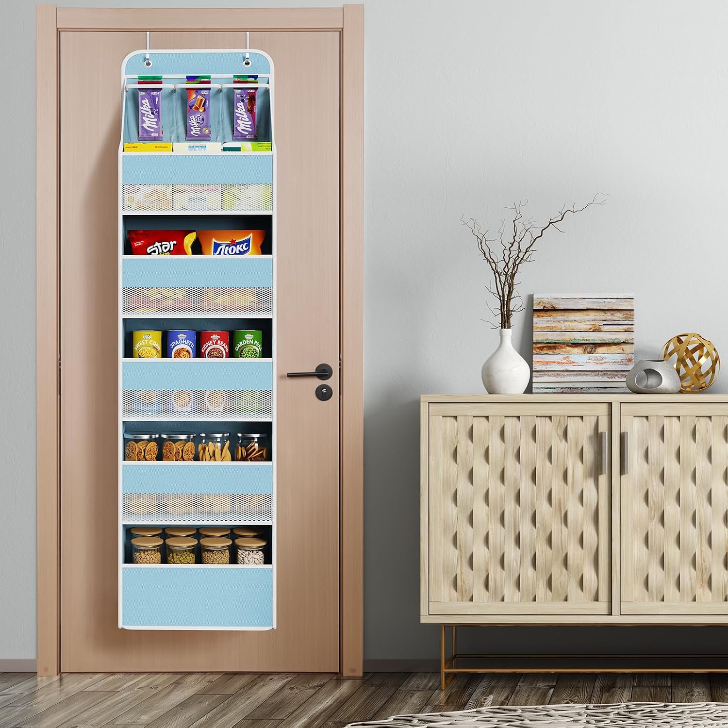 Thumbnail 5 de Univivi 6-Shelf Over Door Organizer for Baby Essentials 🗂