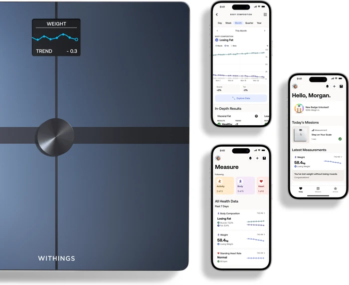 Thumbnail 2 de Withings Body Smart Schwarz