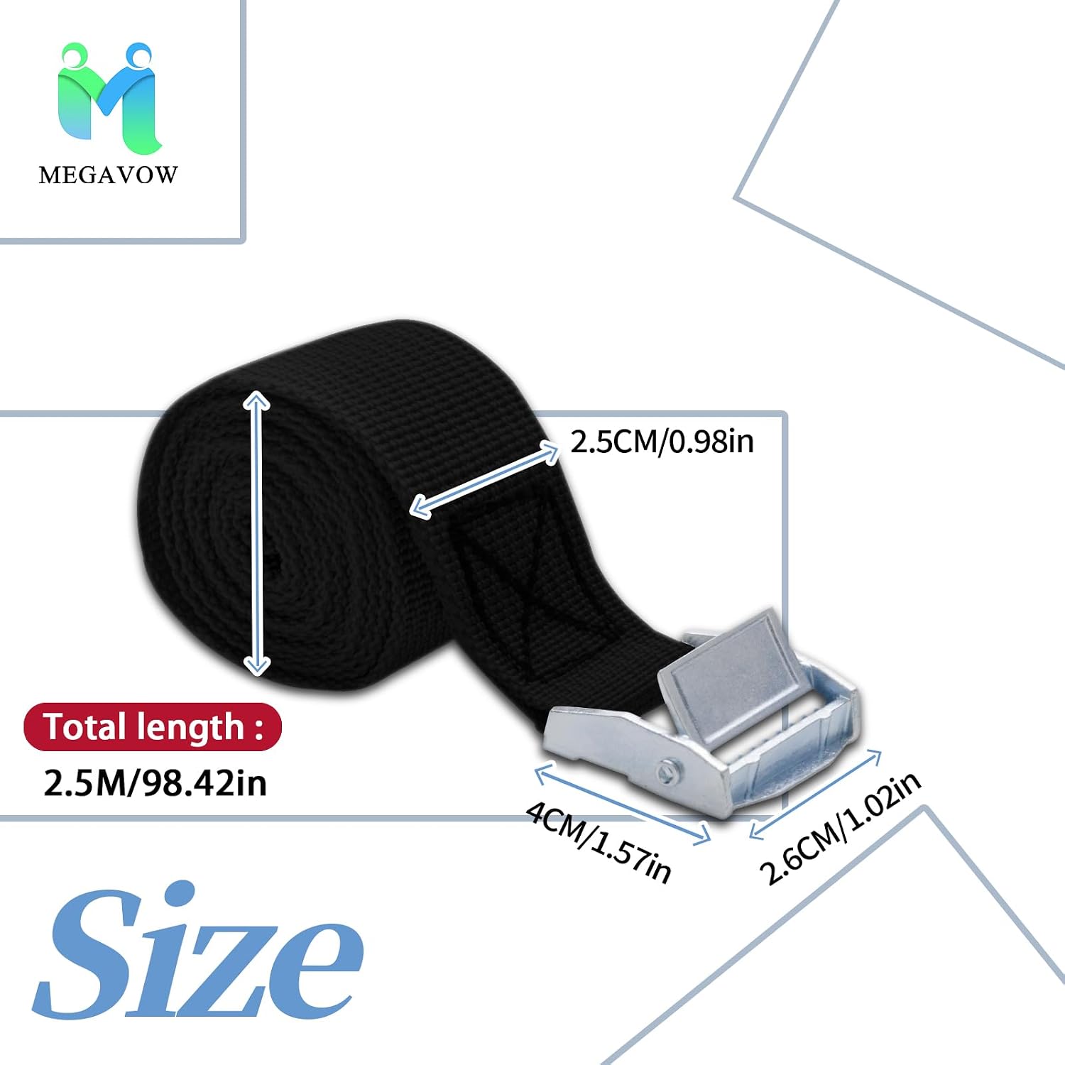 Thumbnail 1 de MEGAVOW Spanngurt 4-teilig bis 150 kg