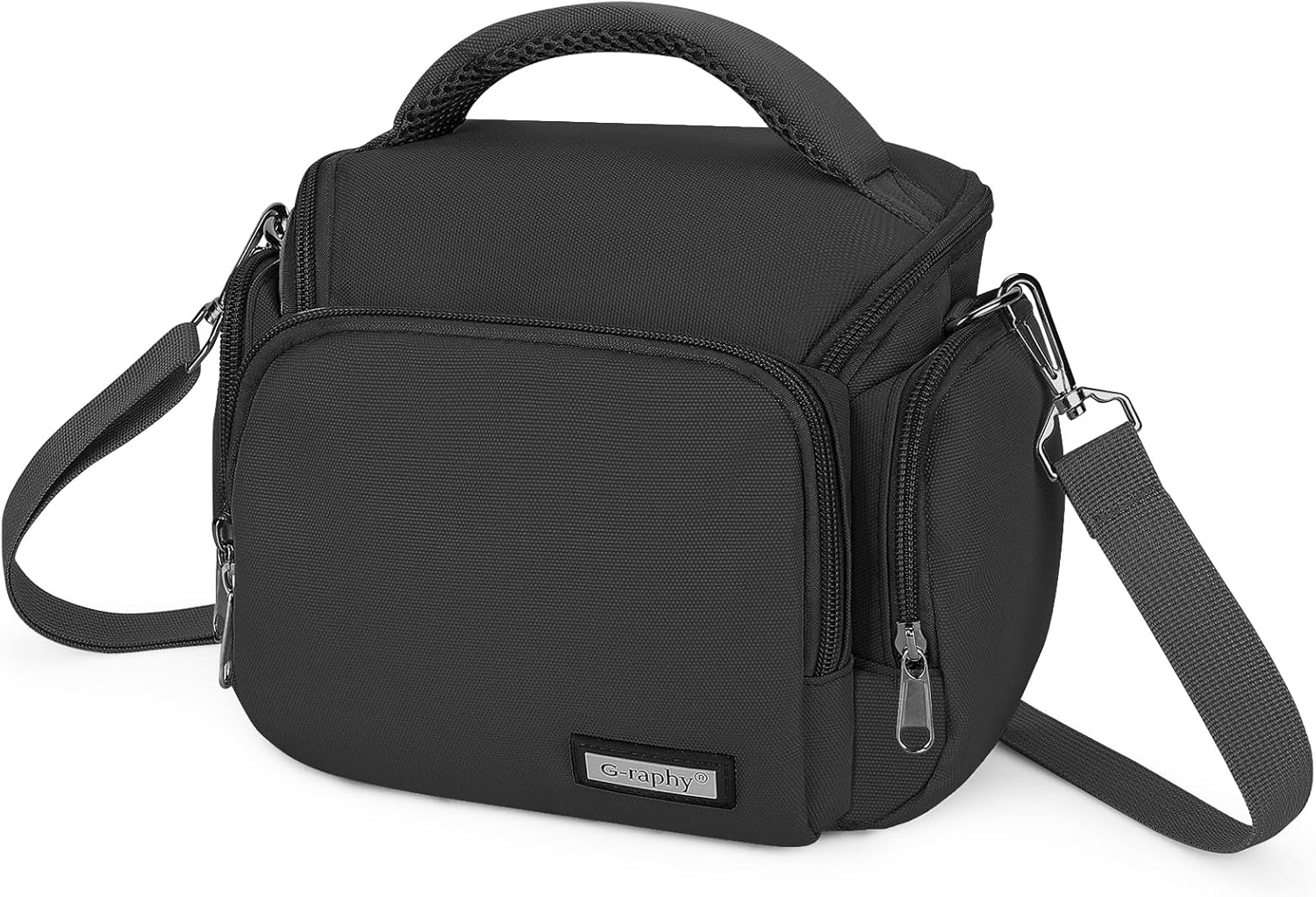 Detalle de BAIGIO Camera Bag for DSLR: Waterproof, Cross-Body Case with Adjustable Strap